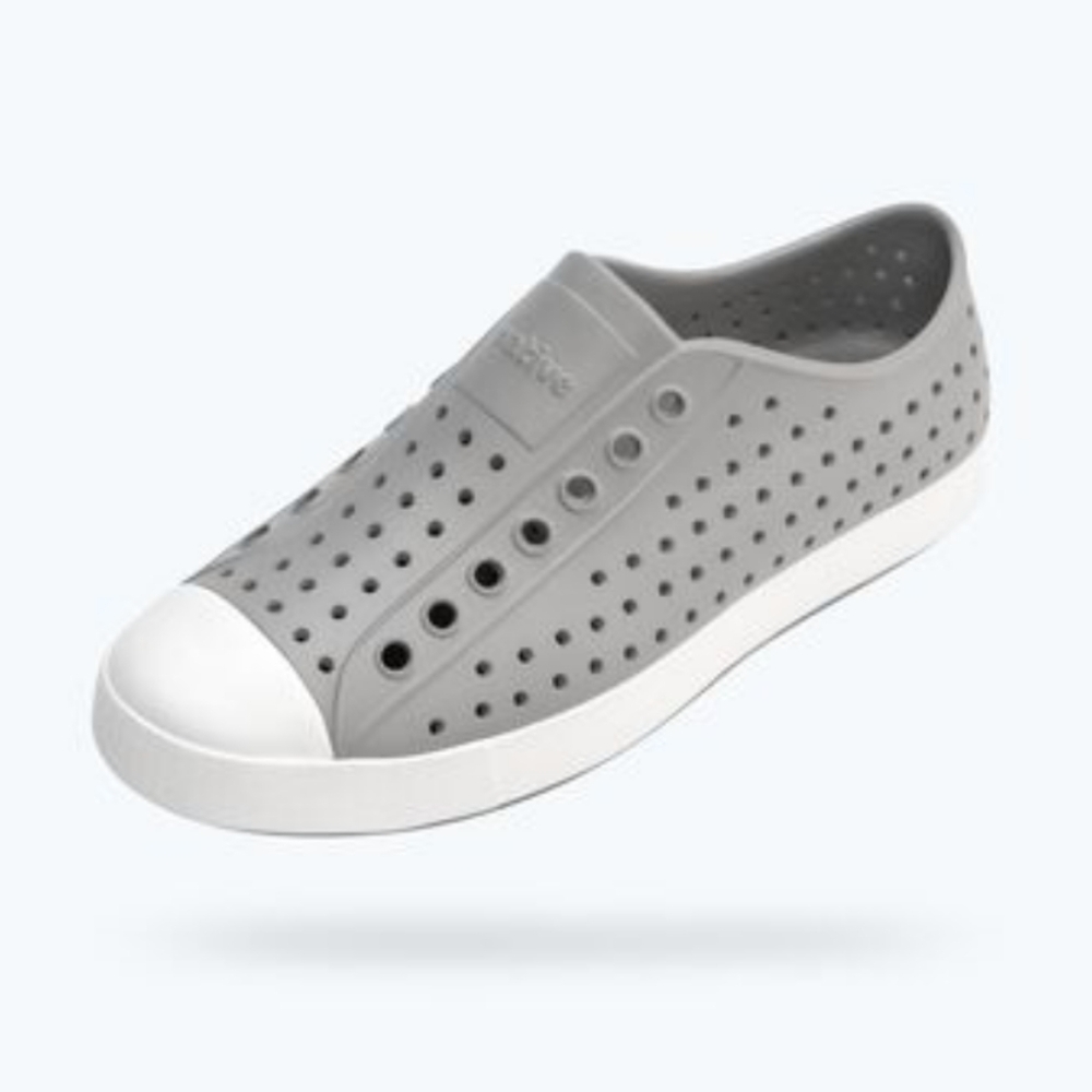New!! Native-Jefferson Gray Perforated Slip-On Sneakers Size Women's 11 Men's 9